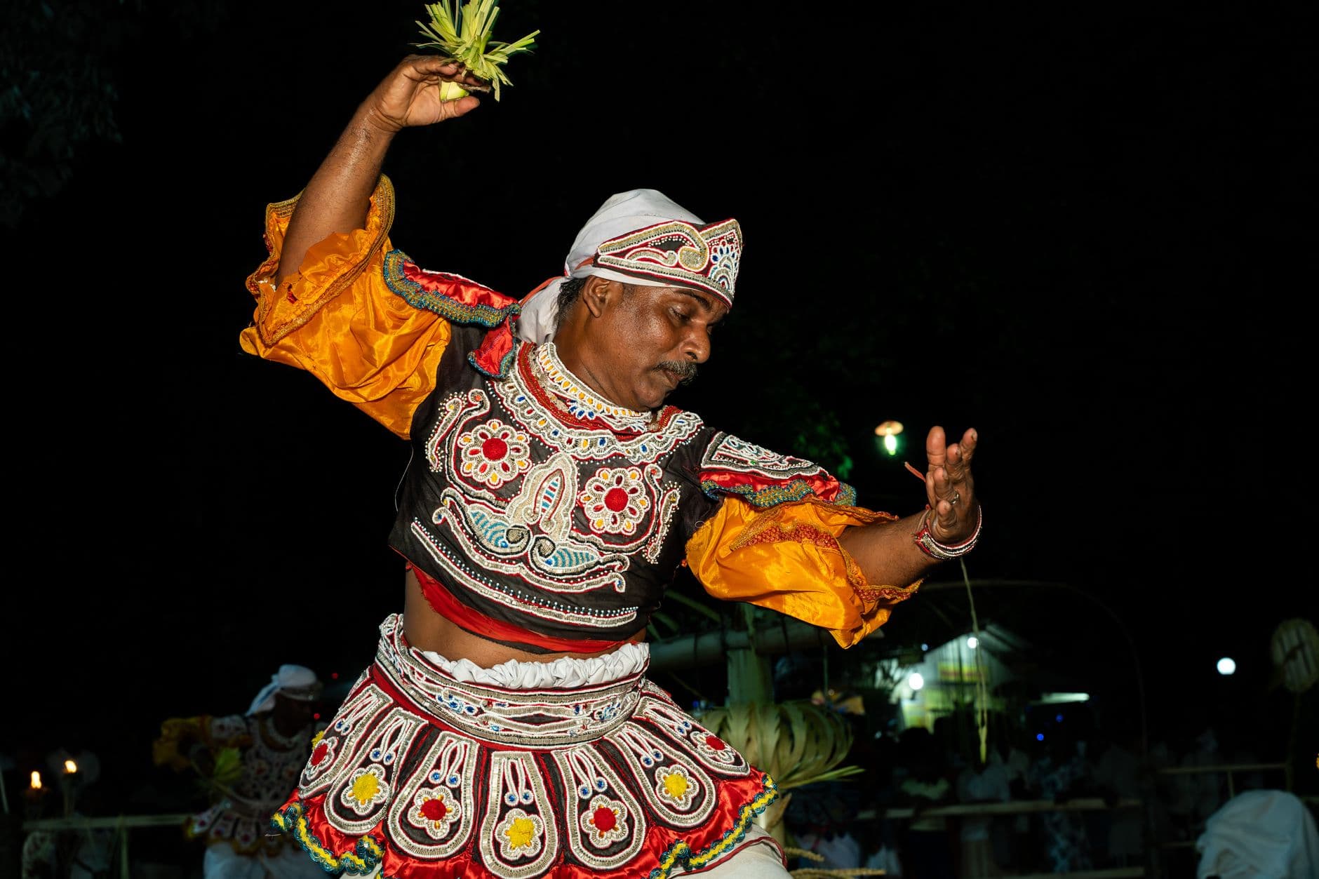 Kandyan dancers in traditional dress