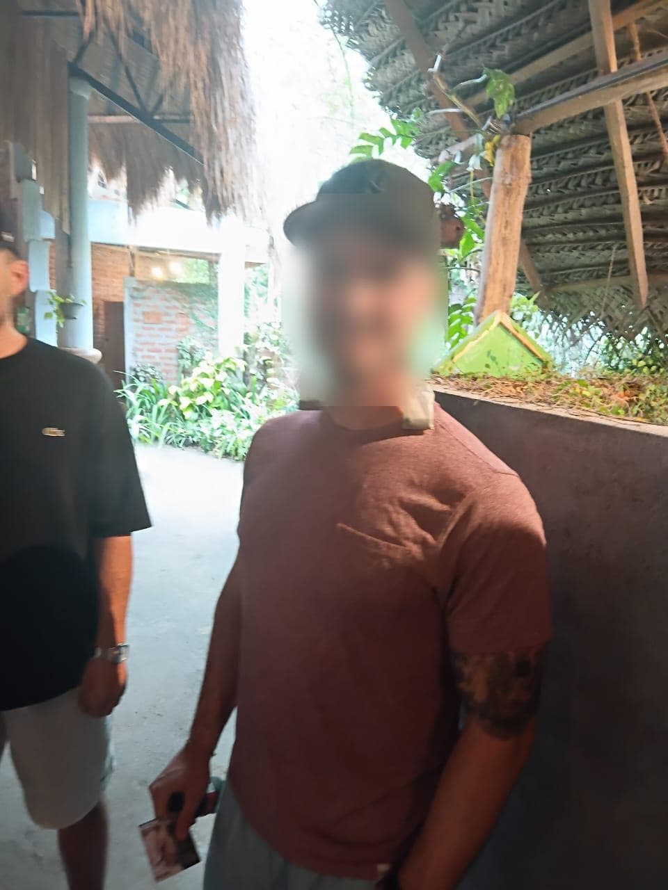 Sri Lanka coast and culture travel photo with faces blurred