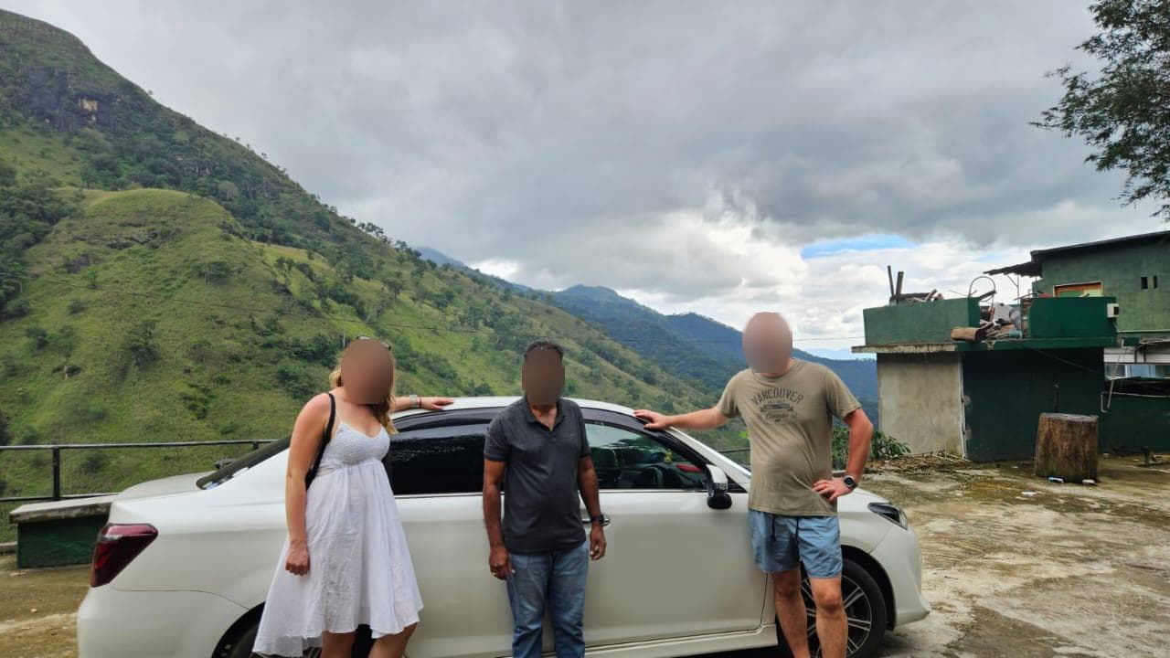 Blurred real-trip moment from Sri Lanka with CeyRoutes