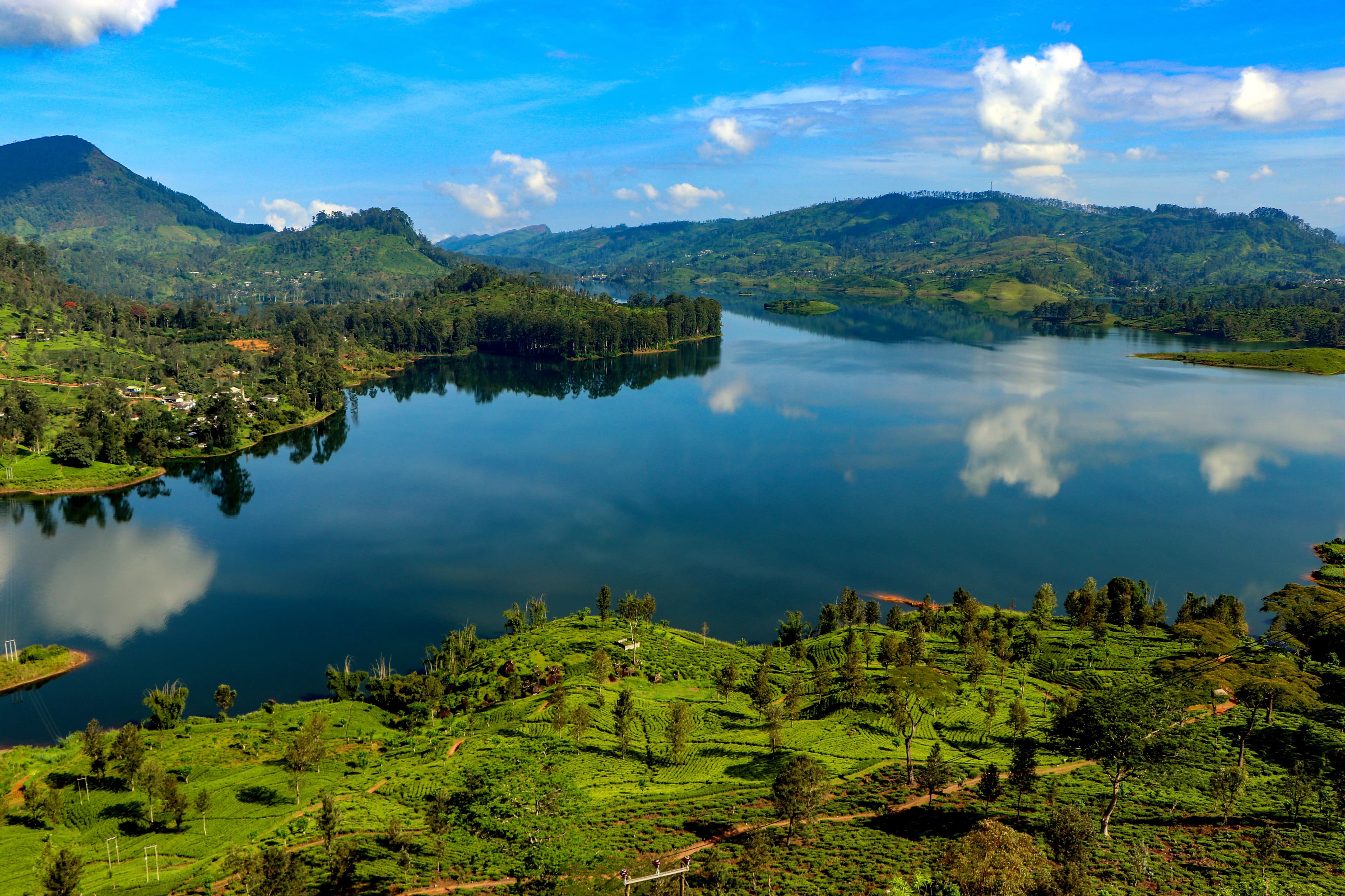 Sri Lanka hill country landscape